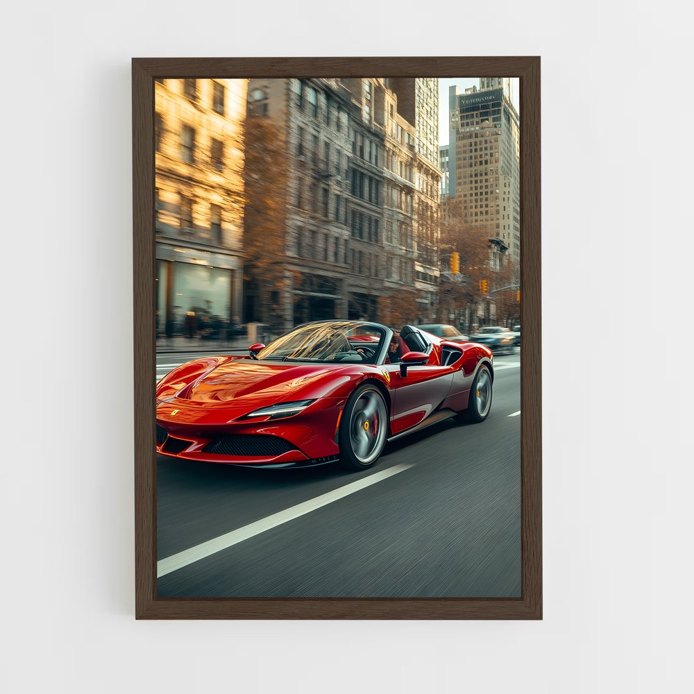 Poster gts de Vitesse – affiche Ferrari (vue 5)